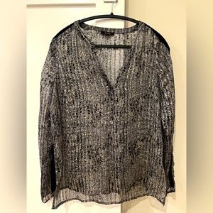 NWOT, never worn. Ella Moss blouse. Sheer.